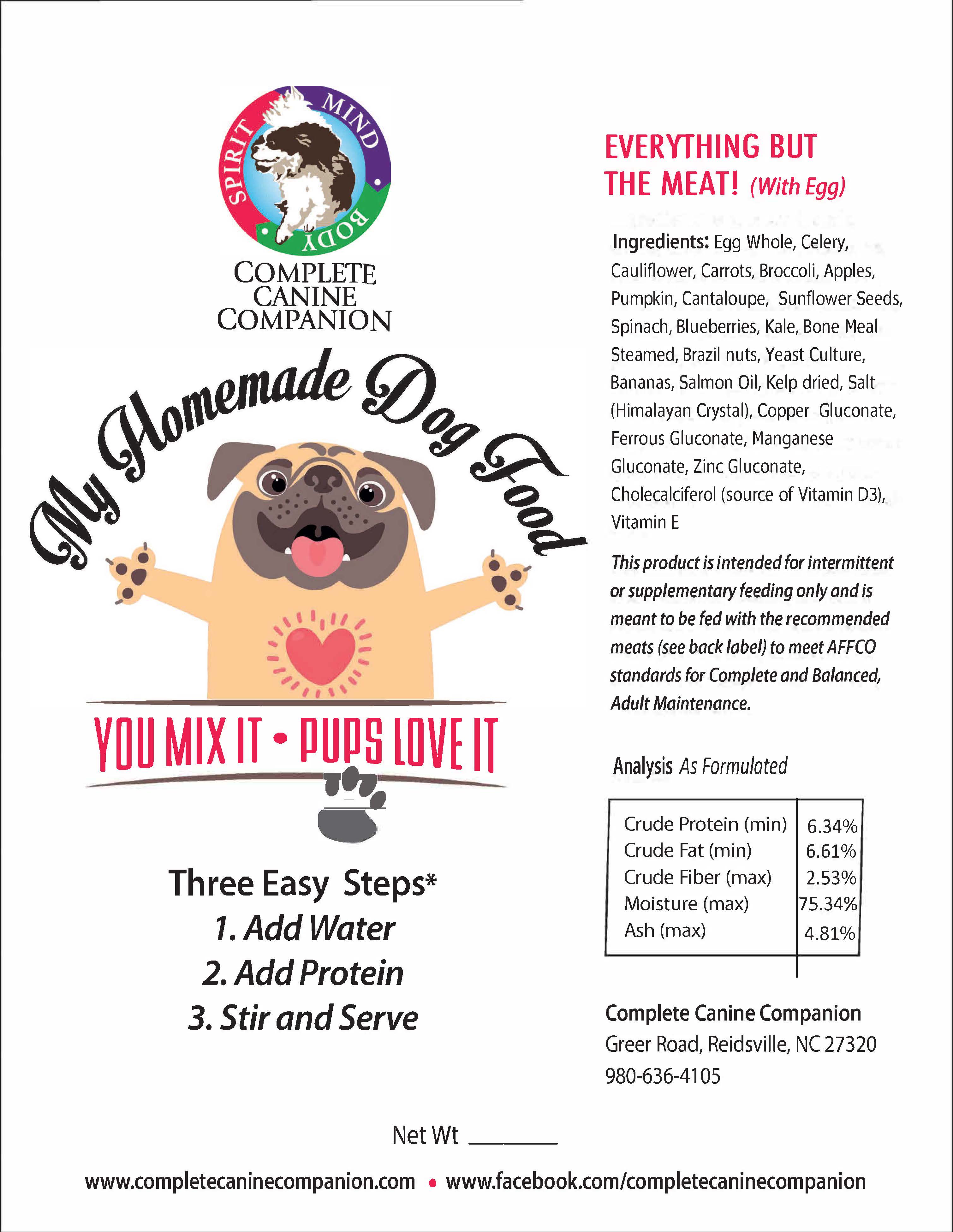 SUPPLEMENTAL MEAL PREP