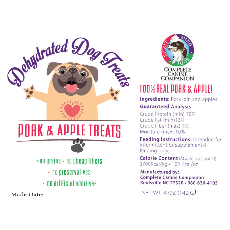 Pork & Apple - Dog Treats